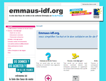 Tablet Screenshot of emmaus-idf.org